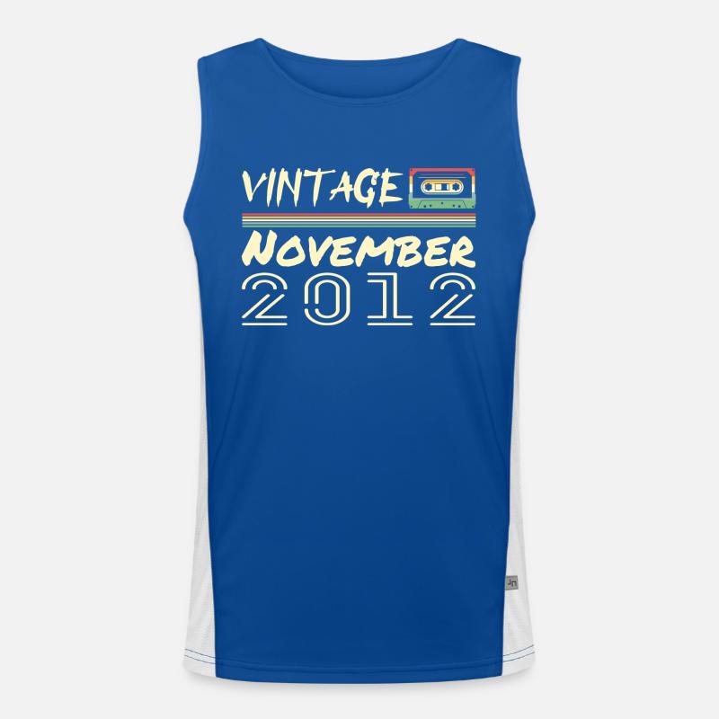 Legendary Since November 2012 - November 2012 Men's Functional Contrast Tank Top 