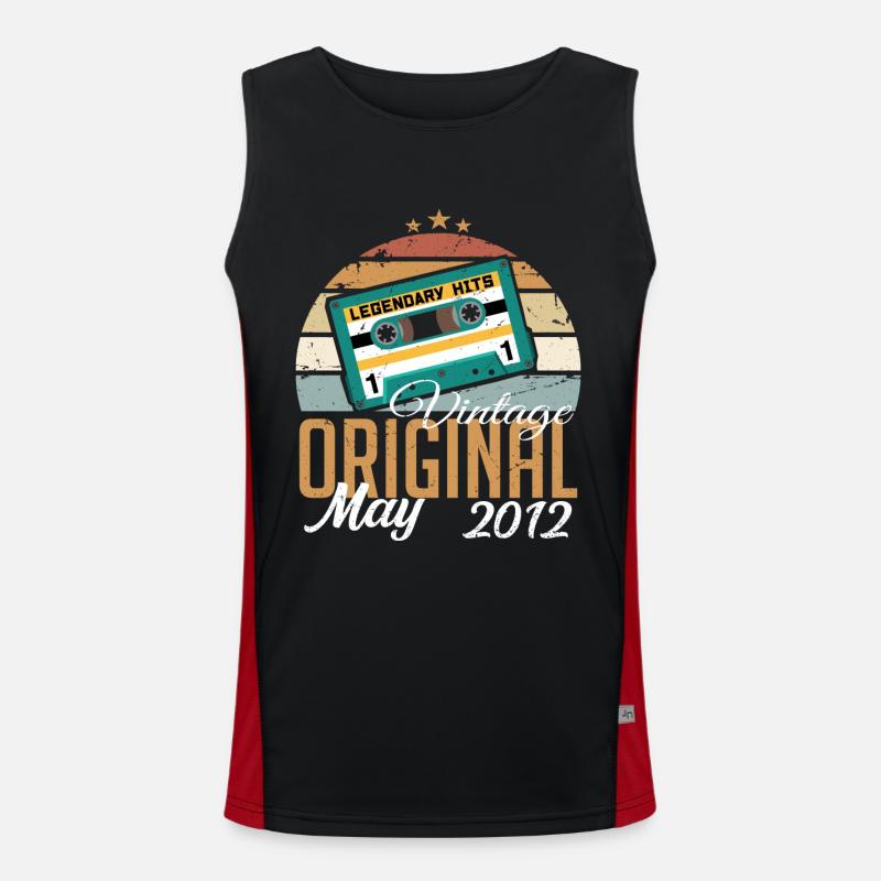 May 2012 Birthday Gift 2012 May - May 2012 Men's Functional Contrast Tank Top 