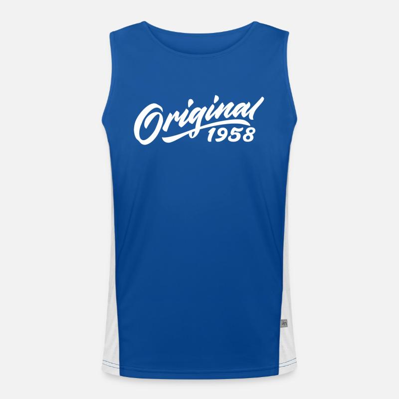 Original 1958 Geburtstagsgeschenk 1958 Funktionelles Kontrast-Tank Top für Männer 
