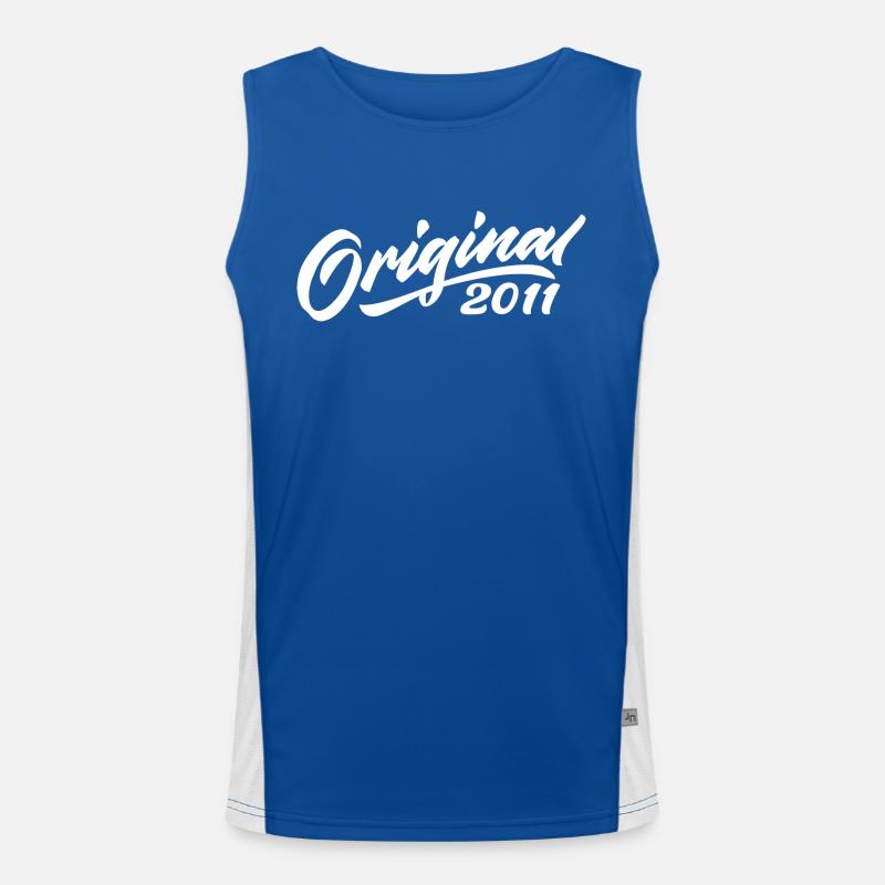 Original 2011 Cadeau D'anniversaire 2011 Débardeur respirant contrasté Homme 