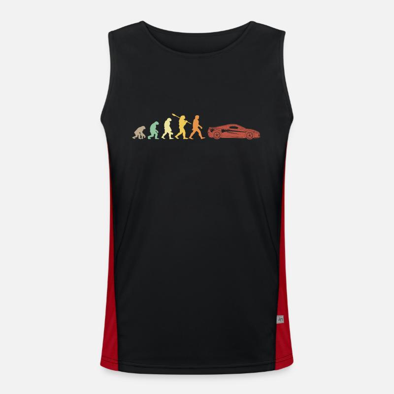 Auto De Sport Evolution Men's Functional Contrast Tank Top 