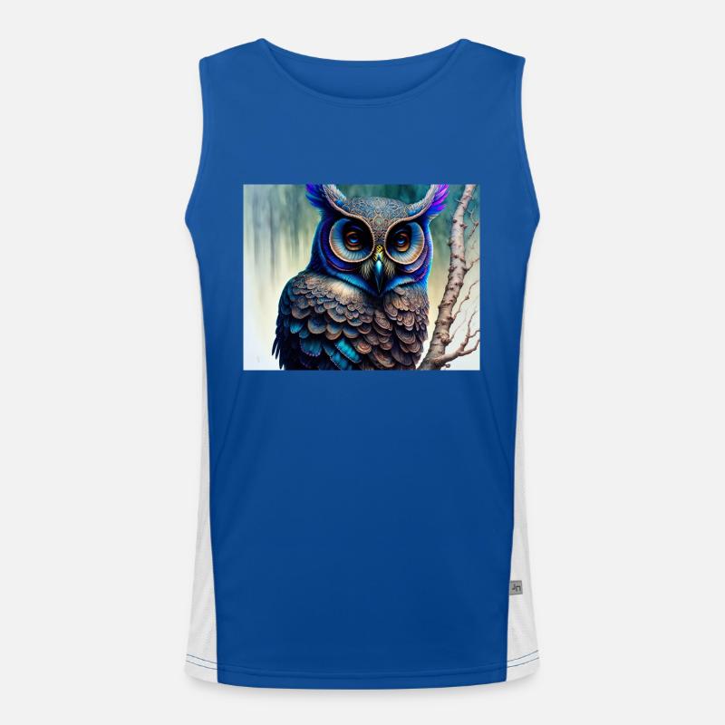 Owl Men's Functional Contrast Tank Top 