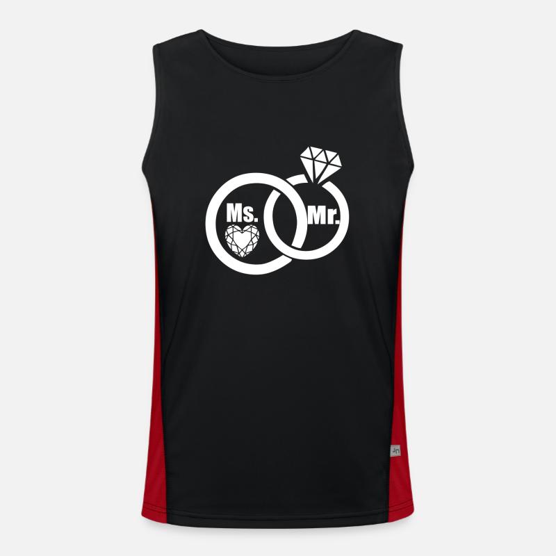 Wedding Men's Functional Contrast Tank Top 