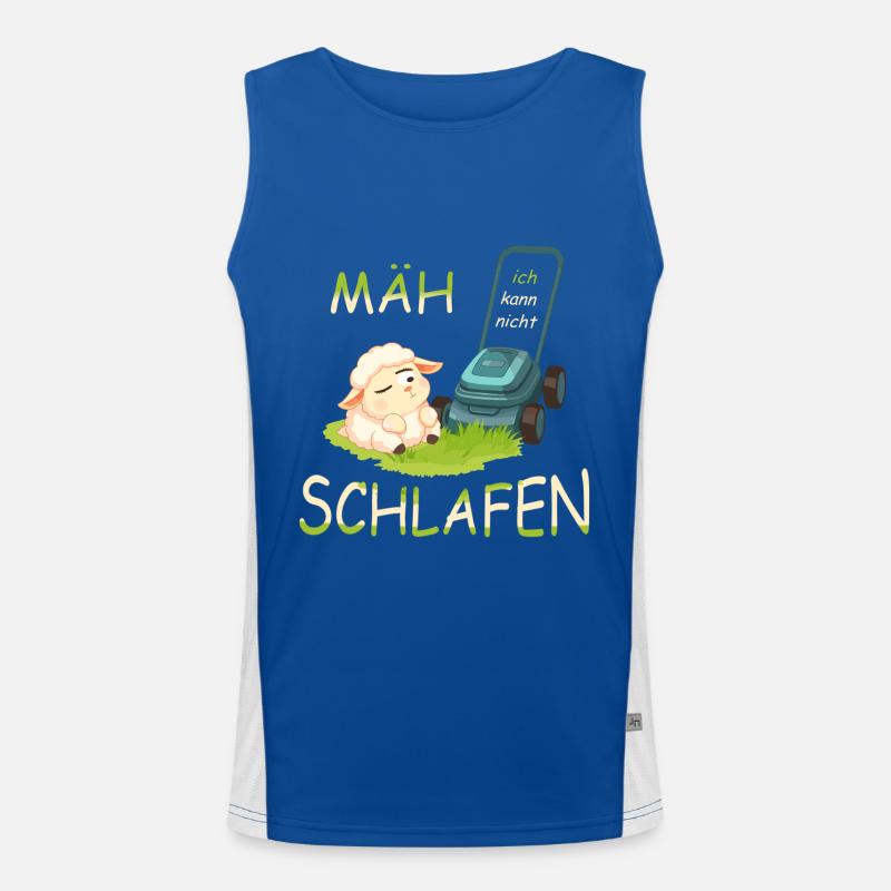 Süßes Schaf Funktionelles Kontrast-Tank Top für Männer 