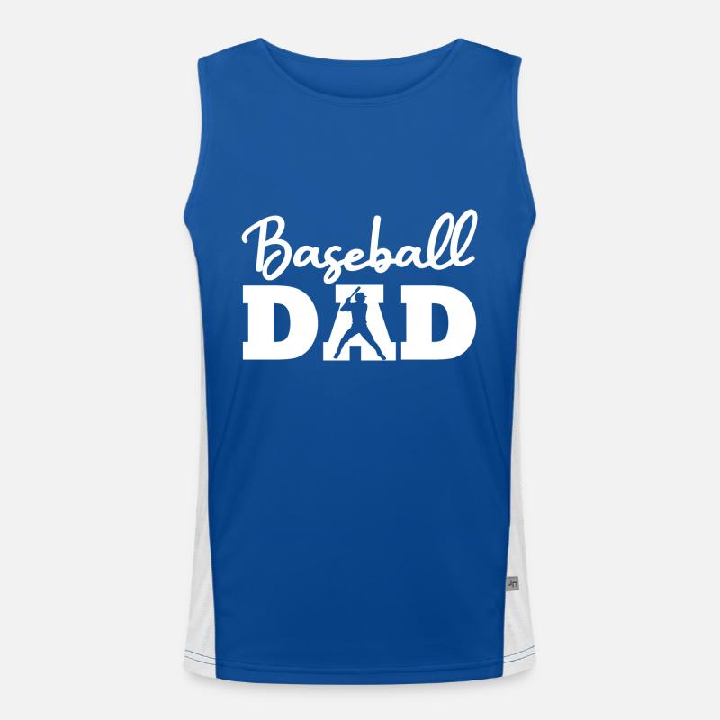 Père de baseball Débardeur respirant contrasté Homme 