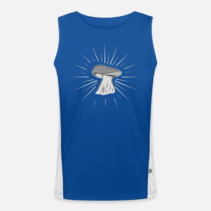 Champignons Champignons Collecter Cadeau Débardeur respirant contrasté Homme 