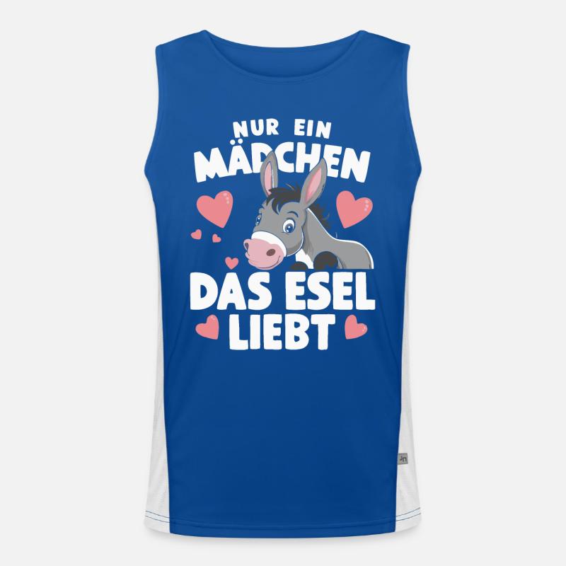 Donkey Donkey Mule Muli Men's Functional Contrast Tank Top 