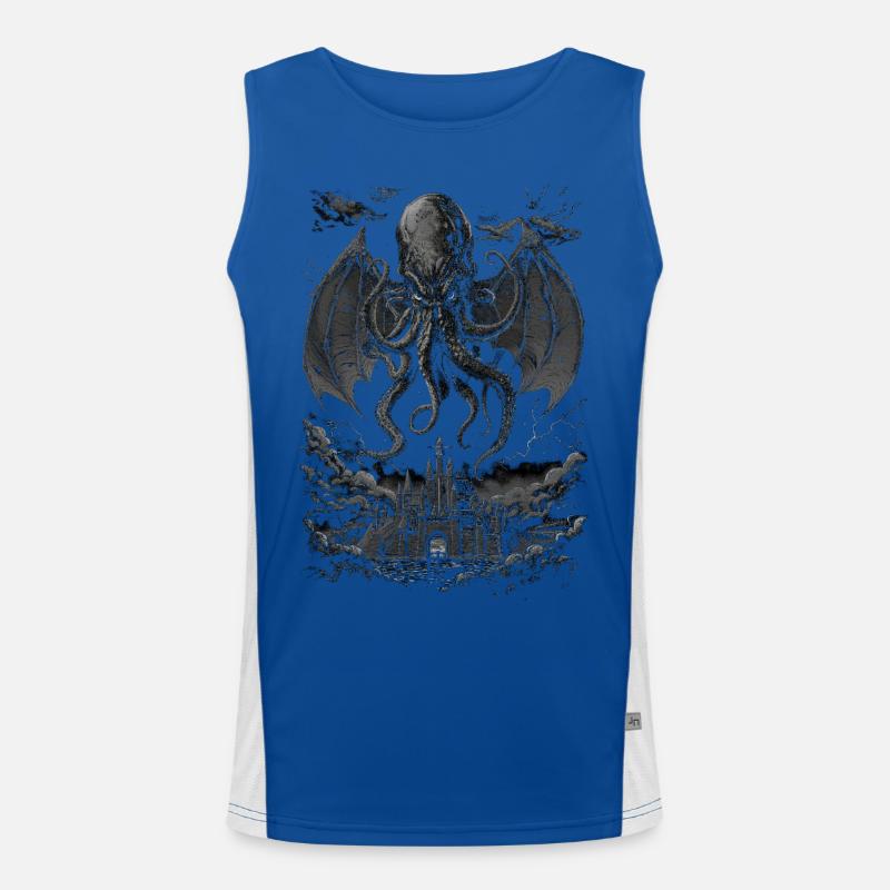 Cthulhu nightmare Men's Functional Contrast Tank Top 