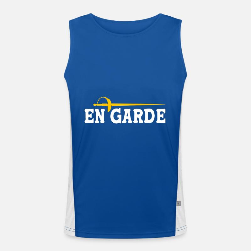 Fechten Funktionelles Kontrast-Tank Top für Männer 