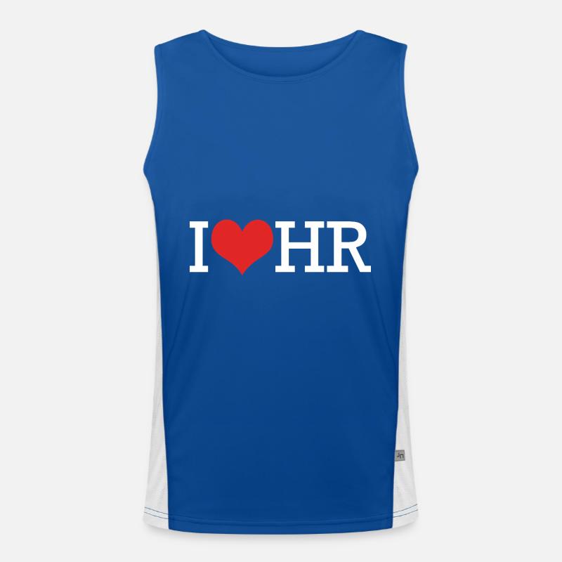 HR Manager Funktionelles Kontrast-Tank Top für Männer 