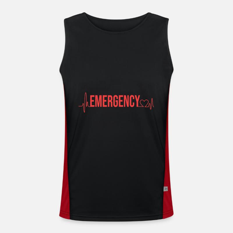 Infirmière d’urgence Débardeur respirant contrasté Homme 