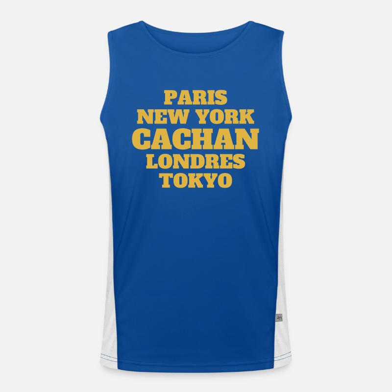 Cachan - Unique streets, unique style. Débardeur respirant contrasté Homme 
