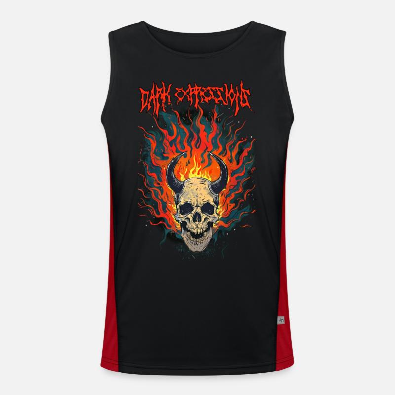 Dark Expressions Men's Functional Contrast Tank Top 