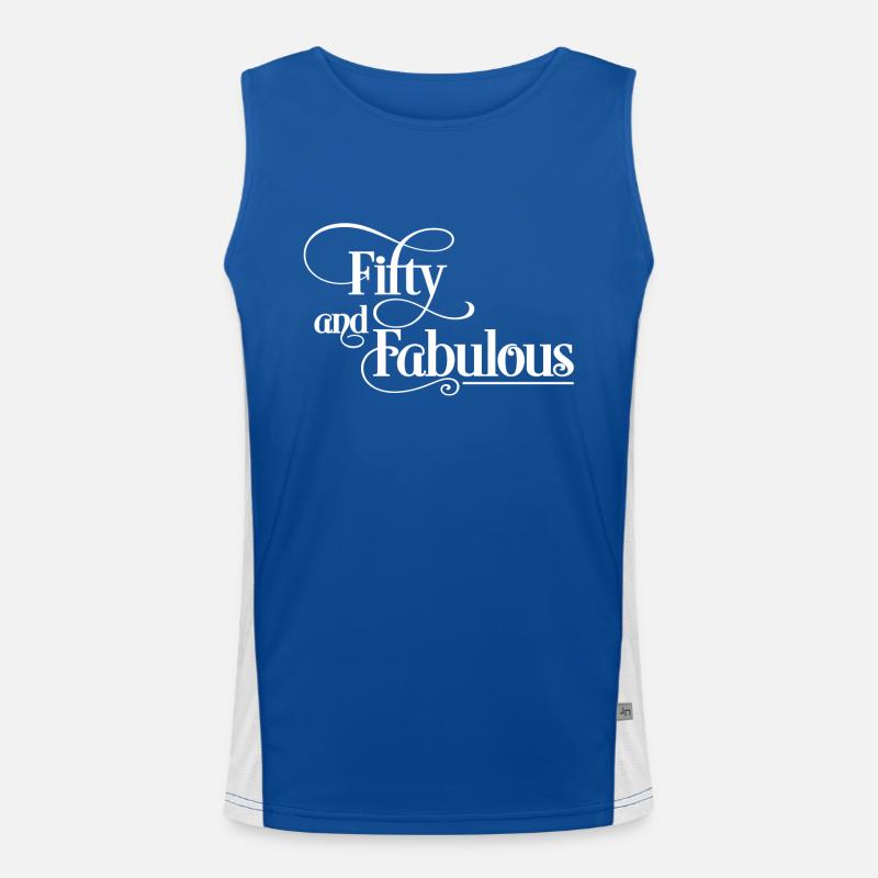 Fifty Men's Functional Contrast Tank Top 
