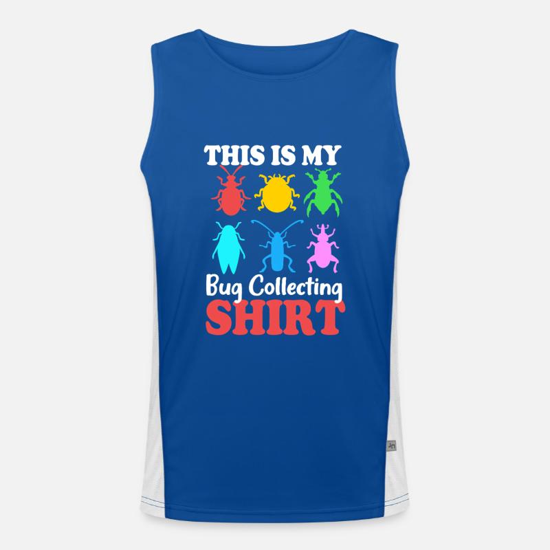 Insect Entomology Men's Functional Contrast Tank Top 