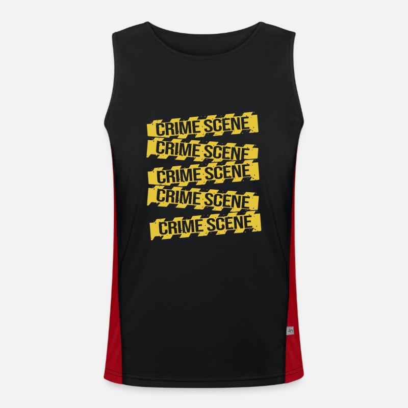 Forensics Forensic Experts Men's Functional Contrast Tank Top 