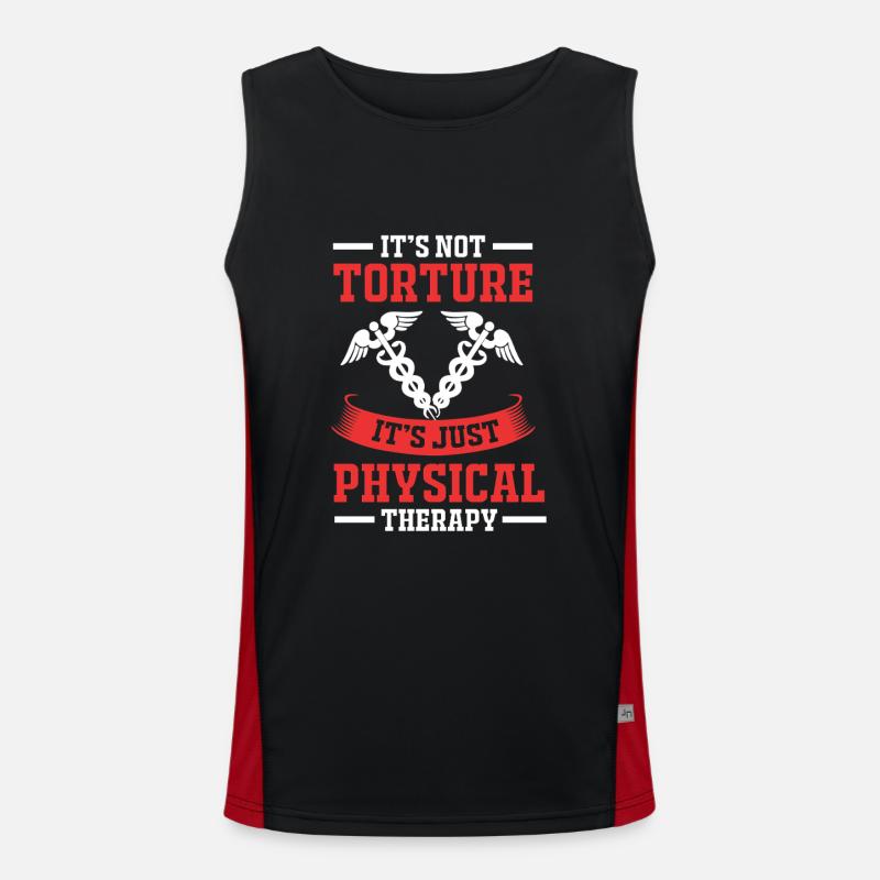 Physio Physiotherapy Physiotherapist Men's Functional Contrast Tank Top 