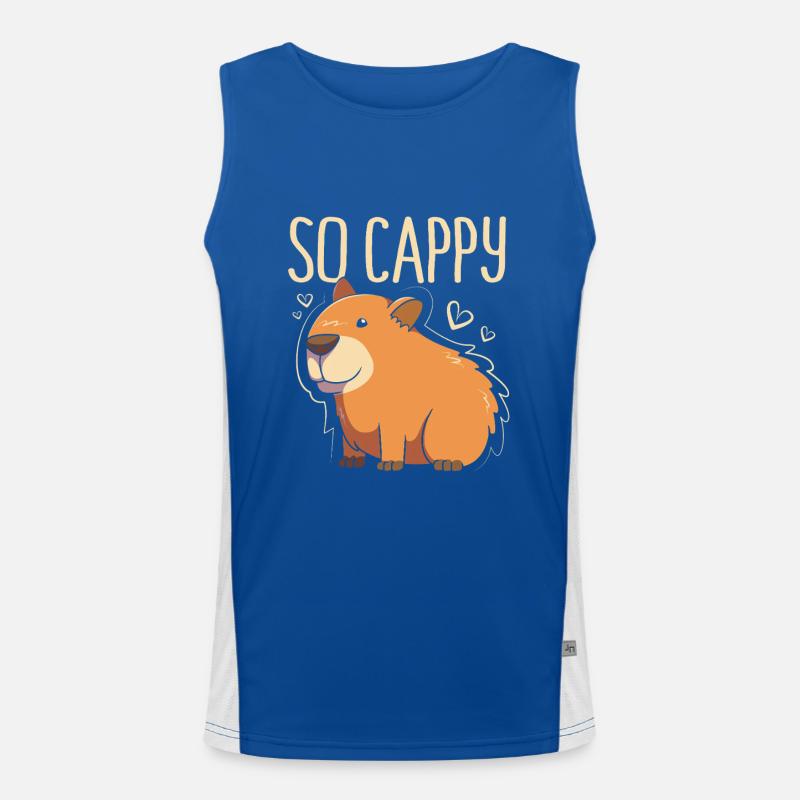 Capibara Capybara Men's Functional Contrast Tank Top 