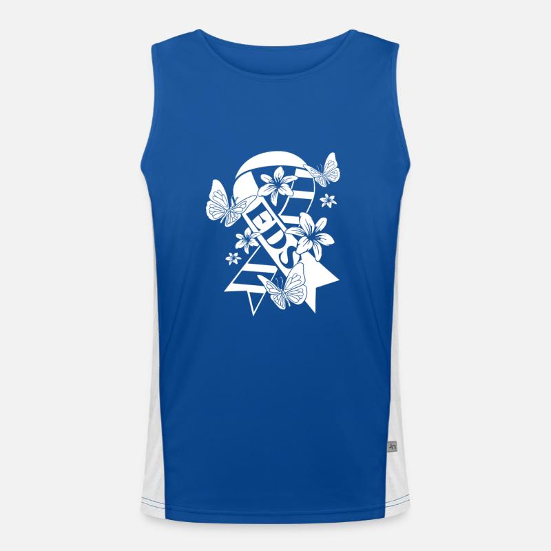 HSD Ehlers-Danlos-Syndrom EDS Funktionelles Kontrast-Tank Top für Männer 