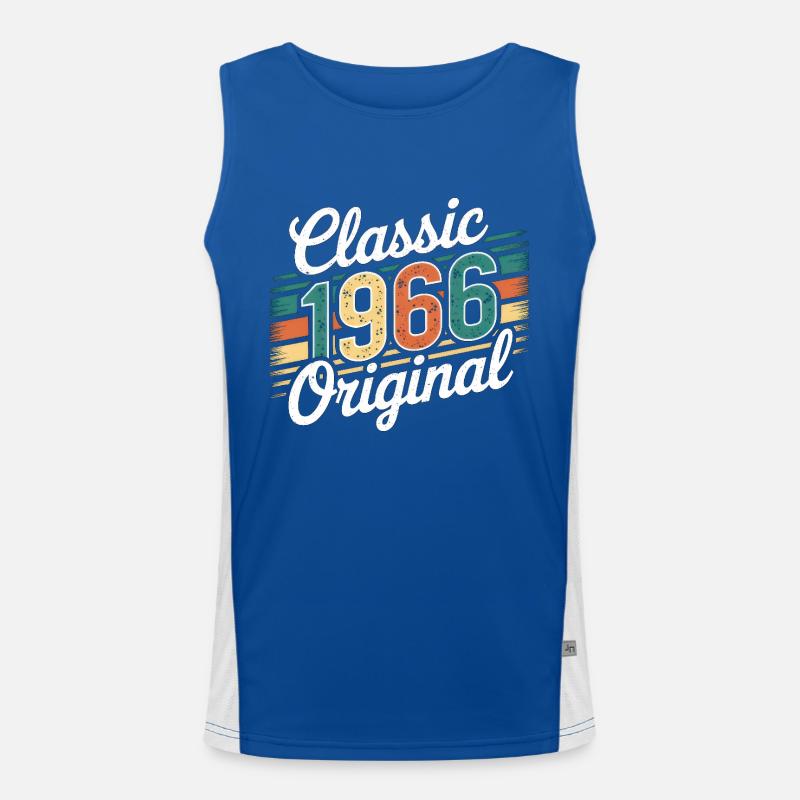 Classic 1966 Original - 59th Birthday Men's Functional Contrast Tank Top 