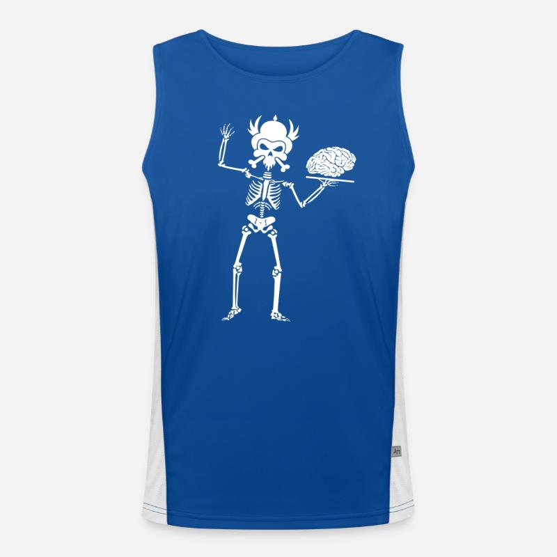 skeleton Men's Functional Contrast Tank Top 