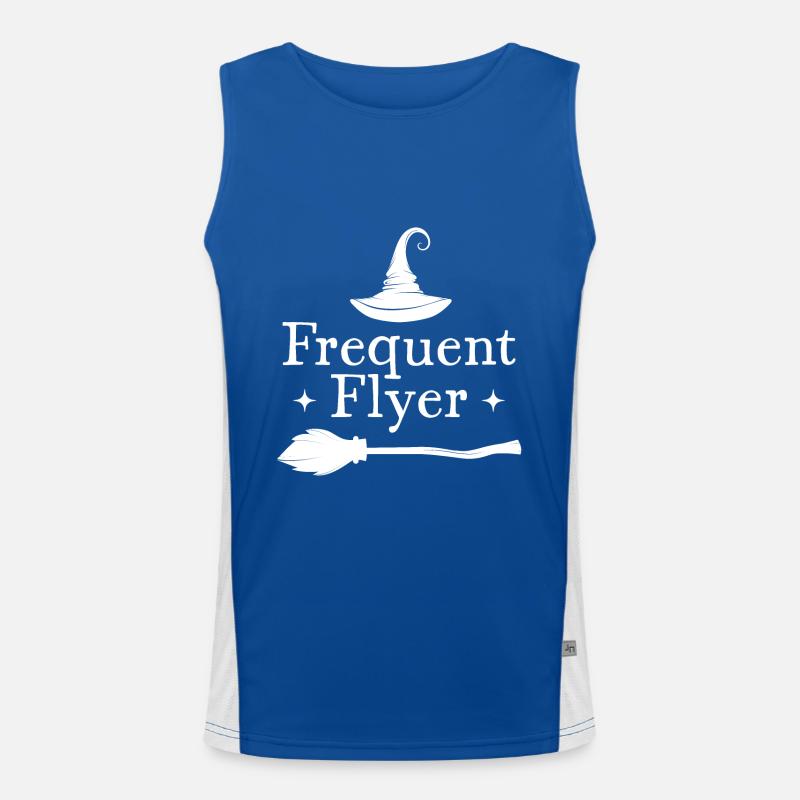 Frequent Flyer Halloween Men's Functional Contrast Tank Top 