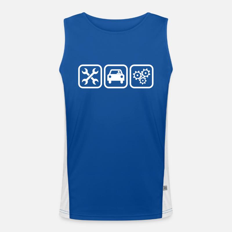 Engine Mechanic Men's Functional Contrast Tank Top 