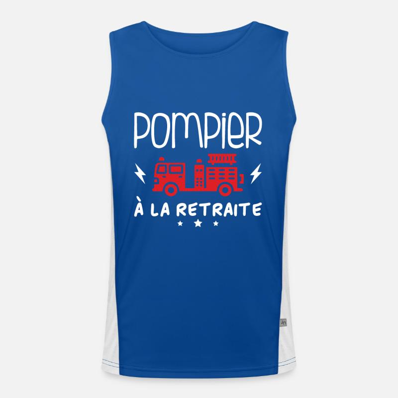 Pompier À La Retraite Débardeur respirant contrasté Homme 
