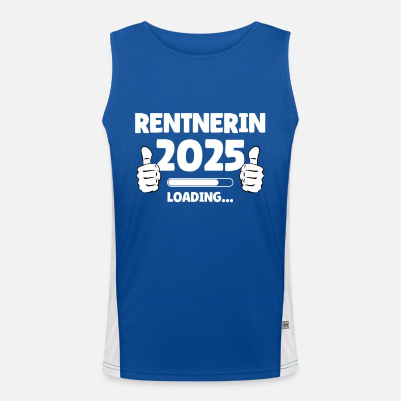 Rentnerin 2025 Loading Funktionelles Kontrast-Tank Top für Männer 