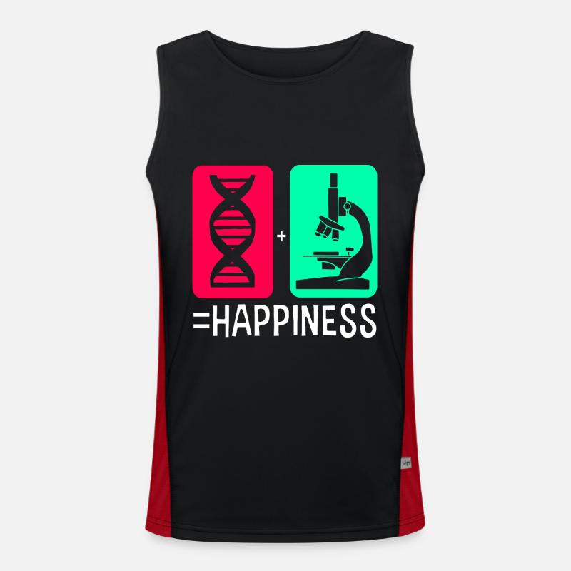 Structural formula molecule Men's Functional Contrast Tank Top 