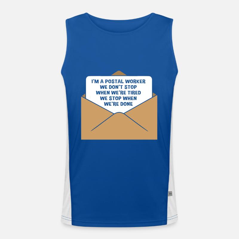 Postmark Post Men's Functional Contrast Tank Top 