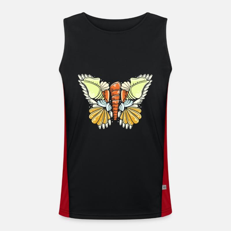 Shell Shell Collector - Men's Functional Contrast Tank Top - black/red