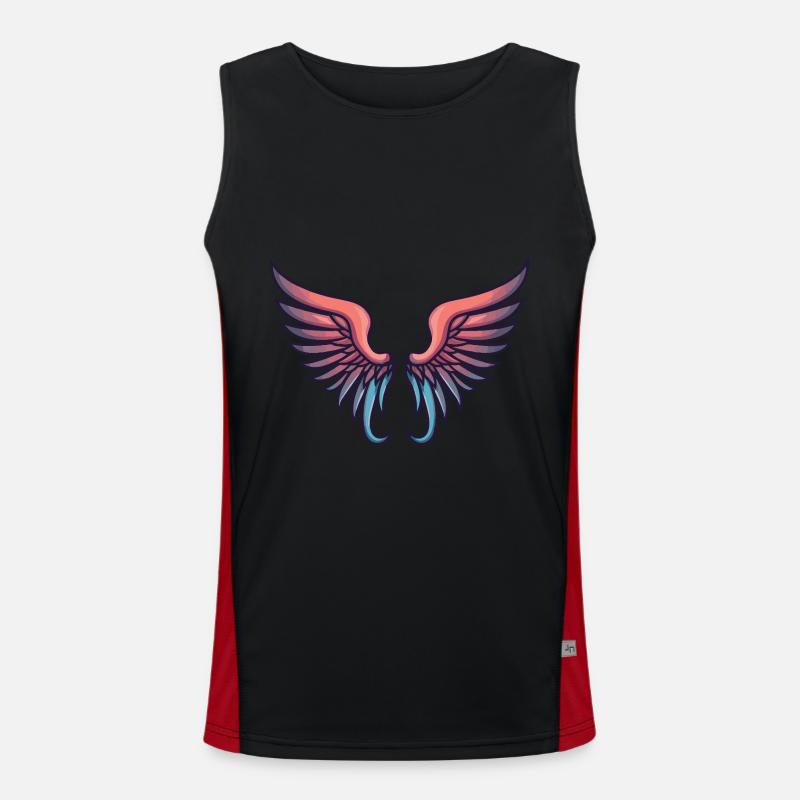 Wings Icon Men's Functional Contrast Tank Top 