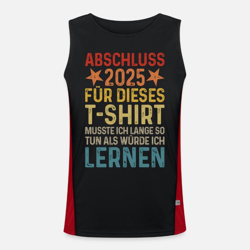 Abschluss 2025 Funktionelles Kontrast-Tank Top für Männer 