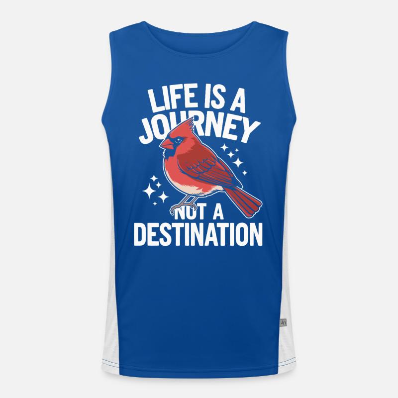 Kardinal Rotkardinal Vogel Roter Kardinal Funktionelles Kontrast-Tank Top für Männer 