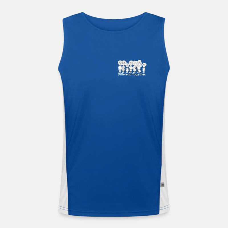 Diversity and cohesion Men's Functional Contrast Tank Top 