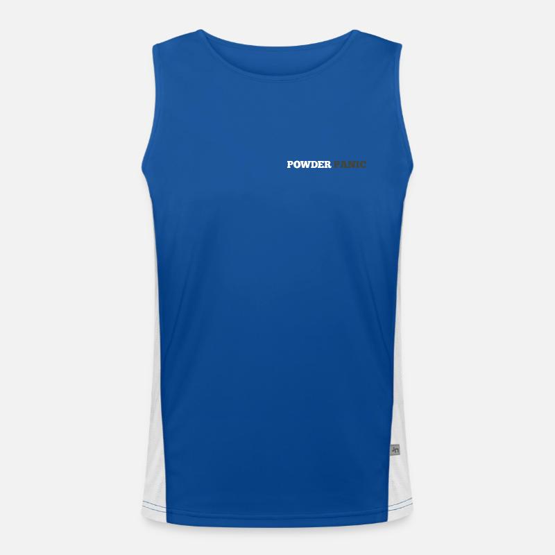 Powder Panic Funktionelles Kontrast-Tank Top für Männer 