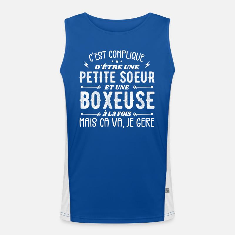 Petite Soeur et Une Boxeuse Débardeur respirant contrasté Homme 