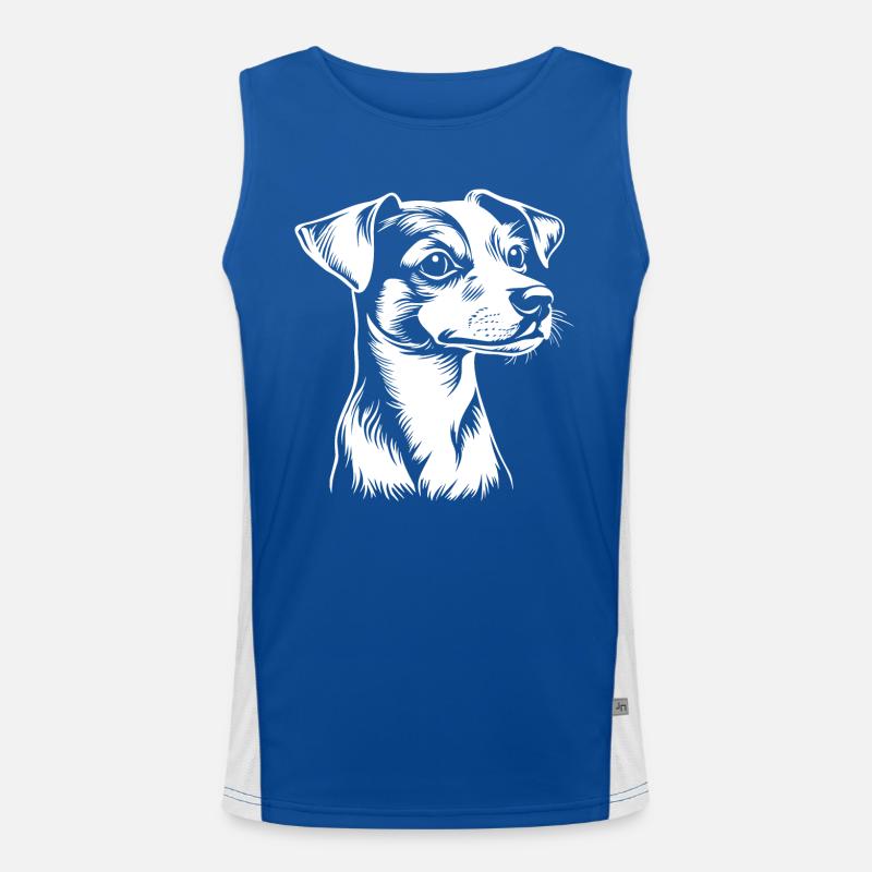 Jack Russel Terrier - Fan de chiens Débardeur respirant contrasté Homme 