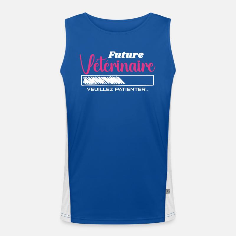 Future Veterinarian Men's Functional Contrast Tank Top 