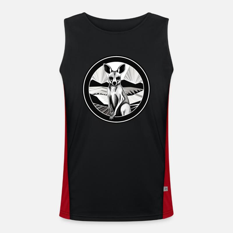 kangaroo Men's Functional Contrast Tank Top 