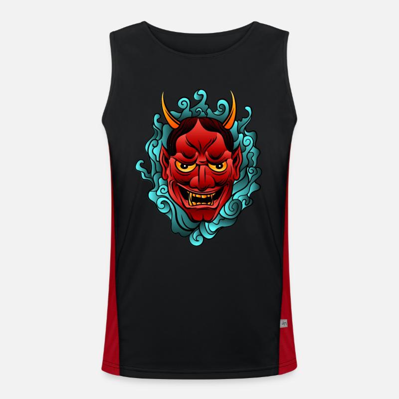 Devil Men's Functional Contrast Tank Top 