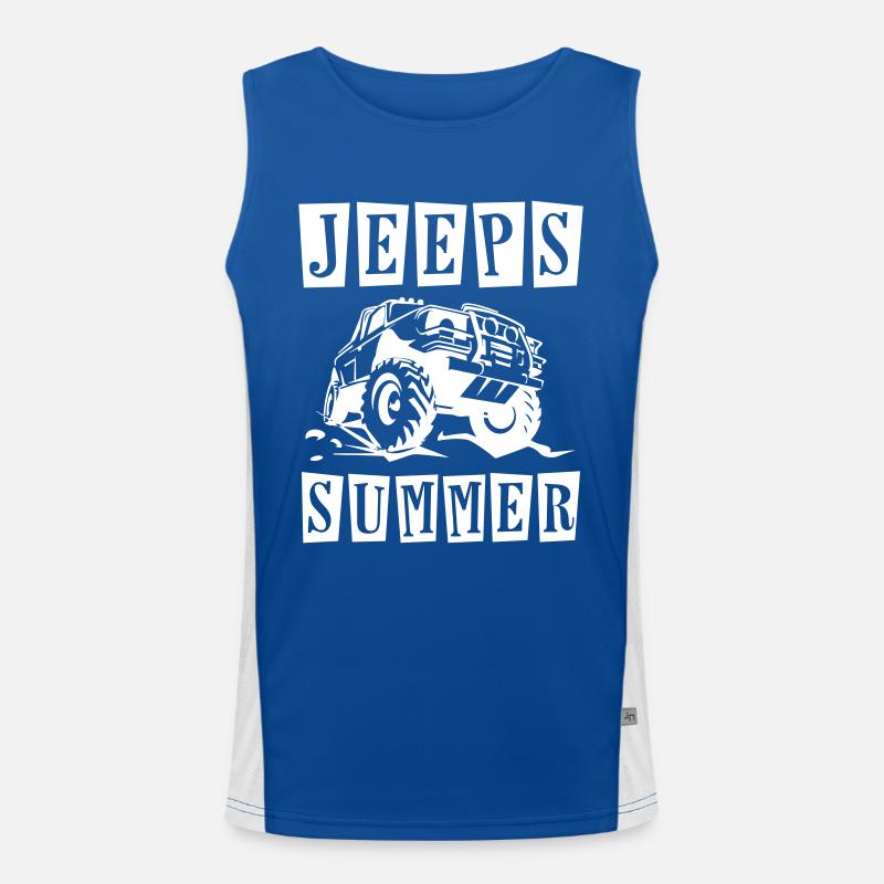 Jeeps Buzzer Men's Functional Contrast Tank Top 