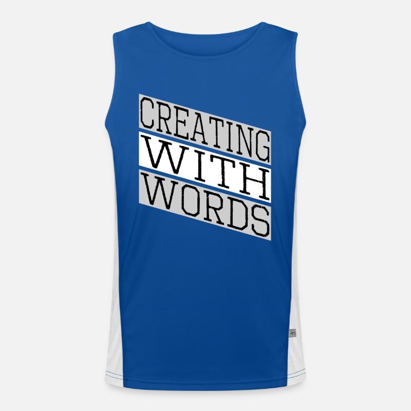 Creative Thinking Self-Publishing Men's Functional Contrast Tank Top 