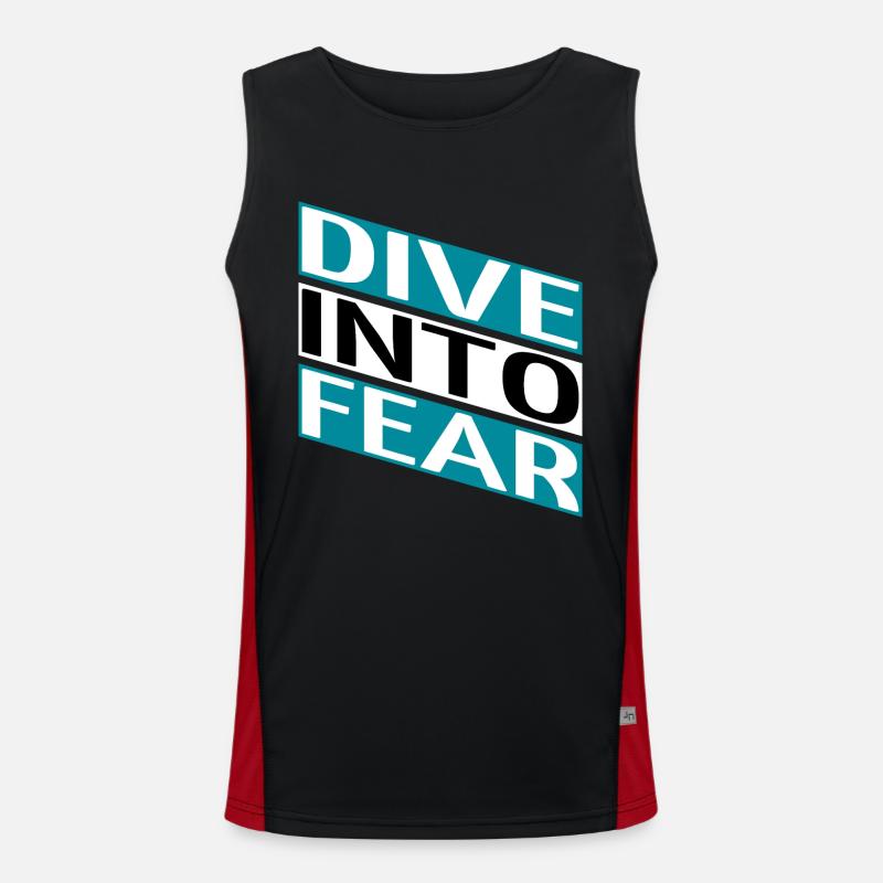 bungee jumping jokes bungee jumping techniques Funktionelles Kontrast-Tank Top für Männer 