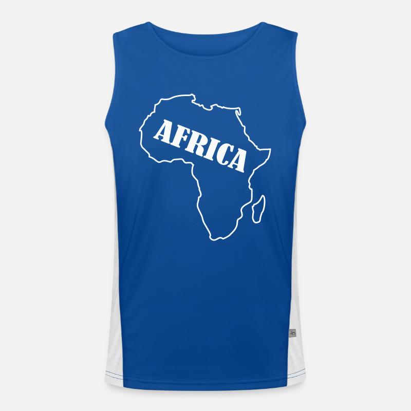 Afrique Pays Débardeur respirant contrasté Homme 