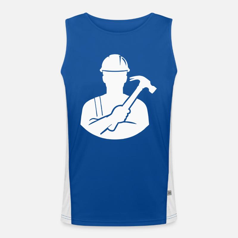 handwerker Funktionelles Kontrast-Tank Top für Männer 