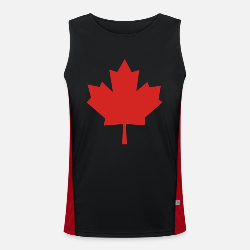 Maple Leaf Men's Functional Contrast Tank Top 
