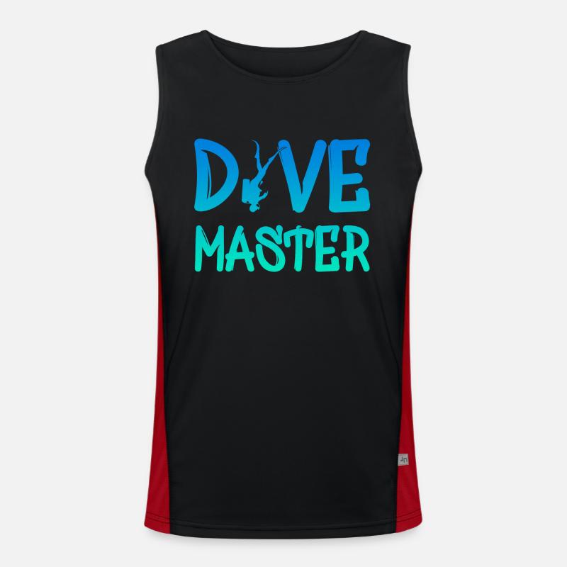 Dive Master Funktionelles Kontrast-Tank Top für Männer 