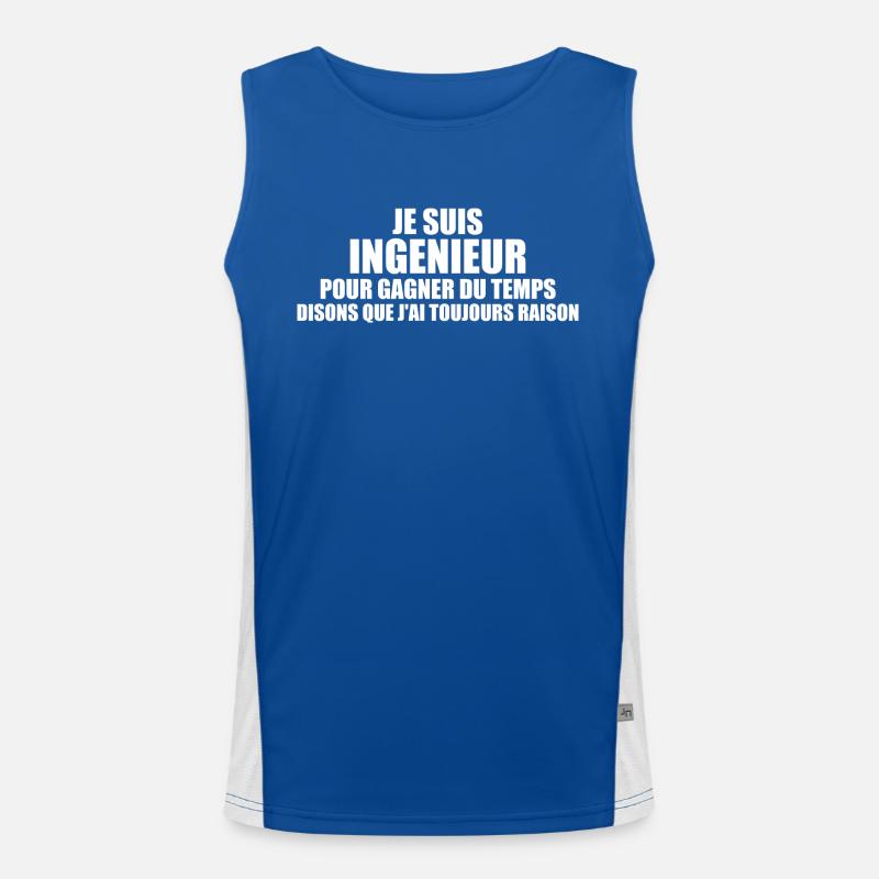 Engineering - Mechanics - Engineers - Engineer Men's Functional Contrast Tank Top 
